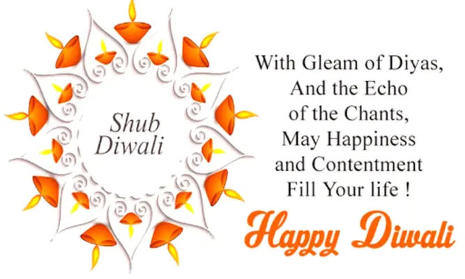 Diwali Greetings And Wishes android App screenshot 1